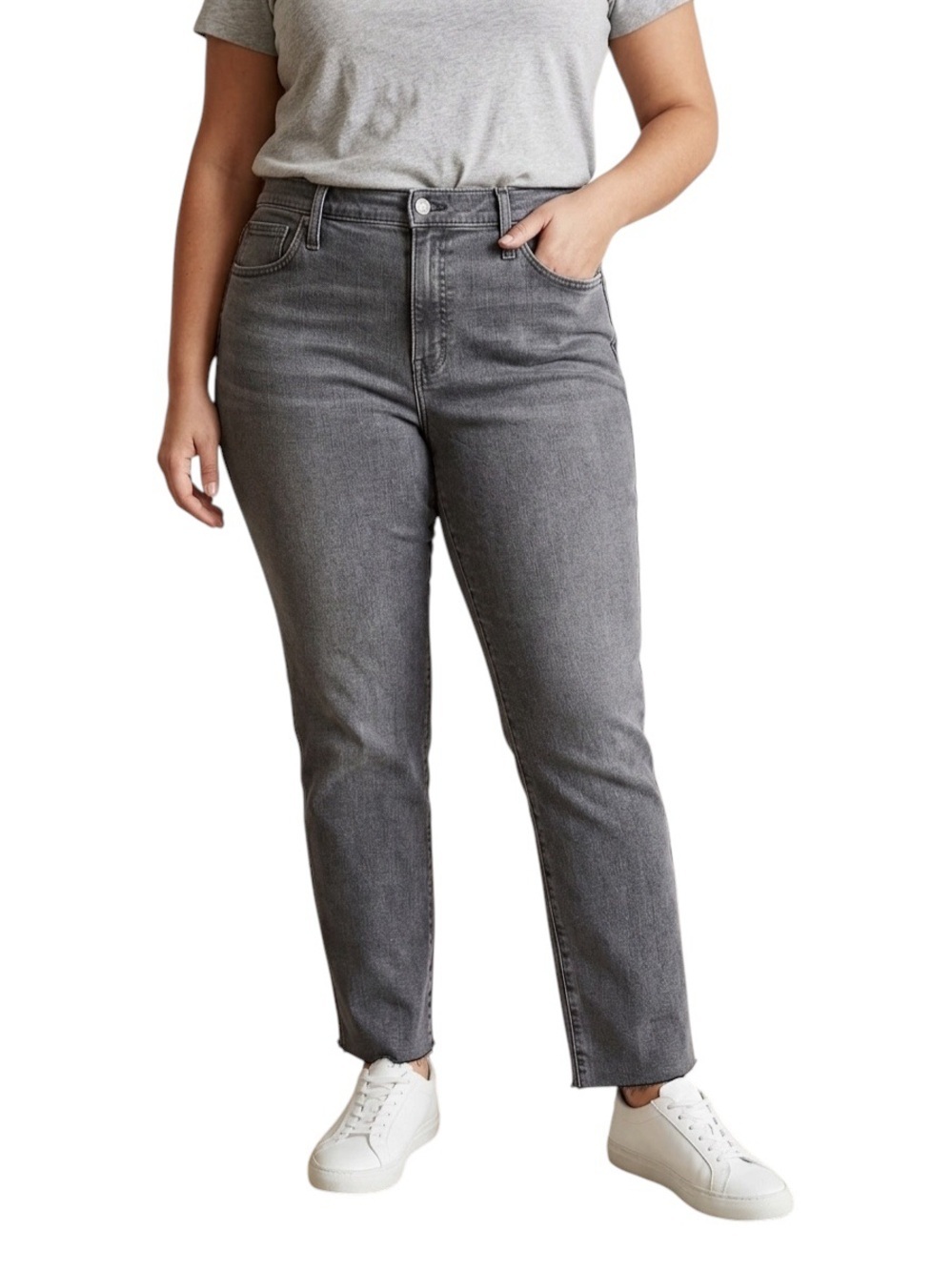 Madewell Mid Rise Stovepipe 
Women's Size 33 US Straight Leg Jeans Black Denim